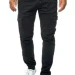 Indicode Herren Broadwick Cargohose aus Baumwolle mit 6 Taschen