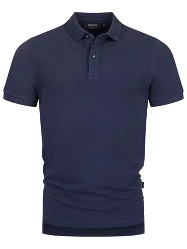 Indicode Herren INJorah Poloshirt aus 100% Baumwolle