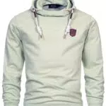 Indicode Herren Meza Sweatshirt mit Kapuze, Hoodie Kapuzenpullover für Männer Sea Foam X
