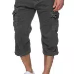 Indicode Herren Nicolas Check Cargo-Shorts mit Gürtel aus Baumwolle