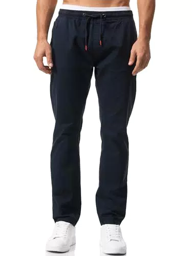 Indicode Herren Osborne Stoffhose aus 98% Baumwolle