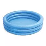 Intex 59416NP Crystal Blue Three Ring Inflatable Paddling Pool 1.14m x 25cm