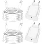iPhone Ladekabel, 2er-Pack iPhone Ladegerät Apple-Ladekabel 2M