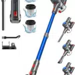 Ivormentico Akku Staubsauger, Staubsauger Kabellos 50Mins/40KPA/450W