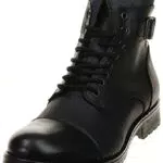 JACK & JONES Herren Biker Boots aus braunem Leder