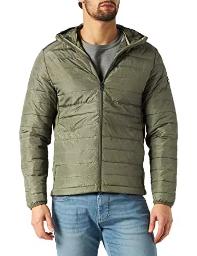 JACK & JONES Herren JJEACE Steppjacke mit Kapuze