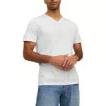 JACK & JONES Herren V-Neck T-Shirt JJEORGANIC Basic - Regular Fit S M L XL XXL