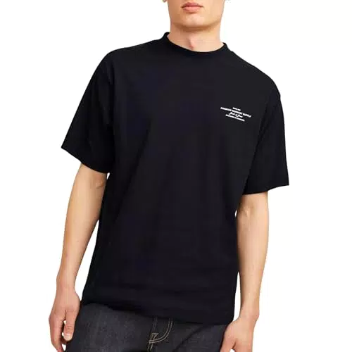 JACK & JONES Jprblachad Branding Ss Crew Neck Tee Sn
