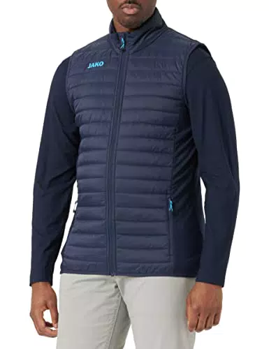 JAKO Herren Quiltet vest Premium Sonstige Jacke, marine