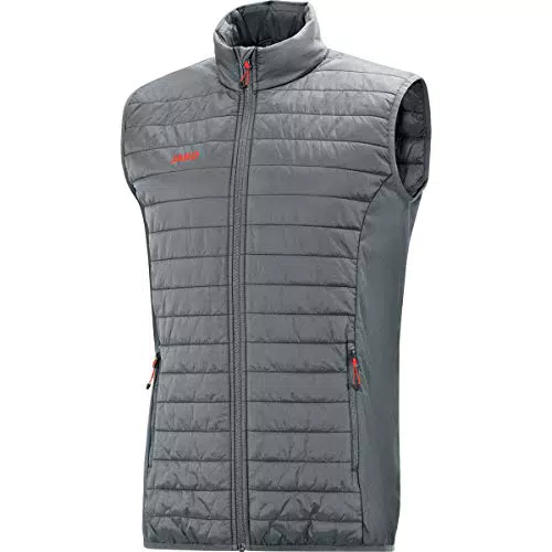 JAKO Herren Quiltet vest Premium Sonstige Jacke, steingrau