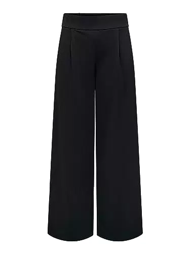 JdY Damen JDYGEGGO ONE Pant JRS NOOS Trousers, Black