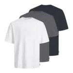JJ REBEL Herren Jreb Loose Fit Ss Tee 3-Pack Mp, White