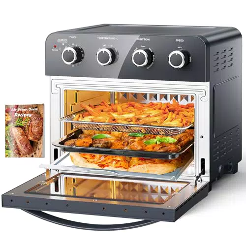 KeeGone Minibackofen mit Umluft 23L, 6 in 1 Multifunktionsofen
