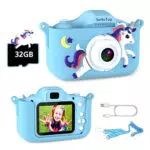 Kinder Kamera, 2.0”Display Digitalkamera Kinder, Geburtstagsgeschenk für Madchen Kind 3 4 5 6 7 8 9 10 11 12 Jahre