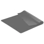 KitchenRaku Grau Silikonmatte 60x80cm, Rutschfeste Tischunterlage