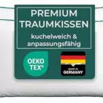 Traumkissen - Ergonomisches Kopfkissen für erholsamen Schlaf - Öko-Tex zertifiziert