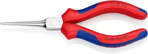 KNIPEX Greifzange mit Mehrkomponenten-Hüllen verchromt 160 mm 31 15 160