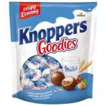 Knoppers Goodies Knusper Minis knusprige Waffelkugeln gefüllt mit Haselnussstücken