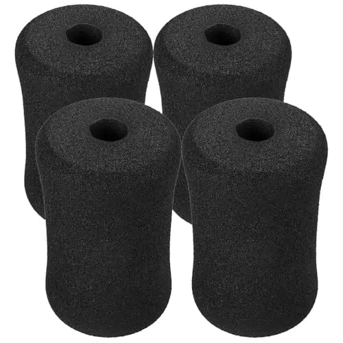 KOMBIUDA 4 Stück Schwammabdeckung Fußschaumpolster Fitnessgeräte Polster Für Beinstrecker Schaumstoffrolle Für Beine Abdeckung Der Beinstreckermaschine Schaumrohr Universal- Sportausrüstung