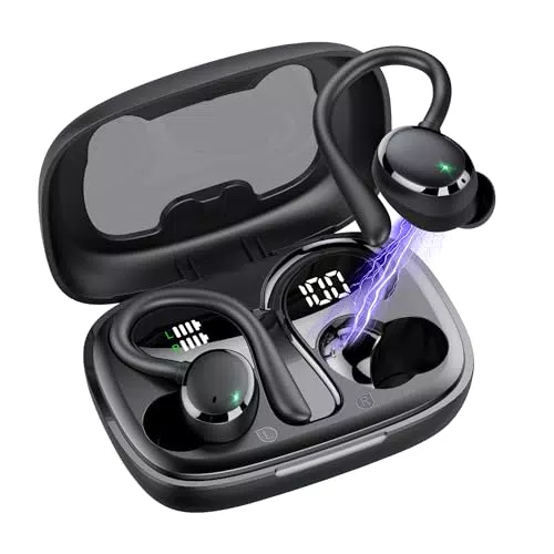 Kopfhörer Kabellos Bluetooth 5.3 Kopfhörer Sport mit ENC Mic