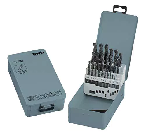 kwb Silver Star Metallbohrer-Satz, HSS-G Bohrer-Set