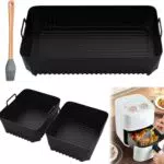 KYYGKY 3 Stück Heißluftfritteuse Zubehör 10, 4L/5