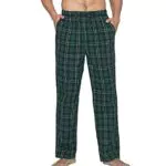 LAPASA Herren Schlafanzughose Karierte Pyjamahose Relaxhose Freizeithose M38