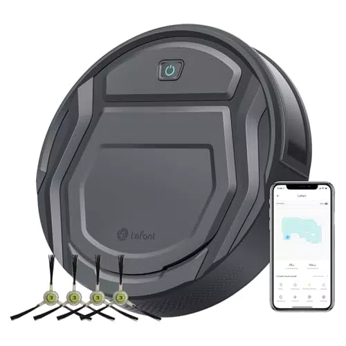LEFANT 210PG Saugroboter mit 2200 Pa, WLAN Roboterstaubsauger Kompatibel mit Alexa und APP-Steuerung