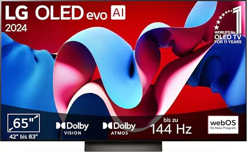 LG OLED48C47LA 48" OLED evo Fernseher mit α9 Gen7 4K AI-Prozessor, Dolby Vision