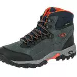 Lico Herren Milan Trekking- & Wanderstiefel, Schwarz Grau Rot