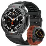 LIGE DM3 Smartwatch Herren, GPS-Laufuhr, Legierungsgehäuse