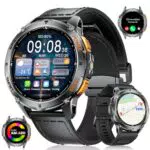 LIGE Smartwatch mit GPS und 1.43 HD Display für Herren – Gesundheitsüberwachung & Sportmodi