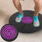 Lila Labyrinth Wobble, Board Yoga Training Fitness Balance Board Balance Wobble Übung Stabilitätsscheibe