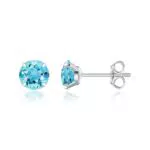 Titan Ohrstecker Hypoallergen CZ Ohrringe für Damen und Herren - Medizinischer Ohrschmuck