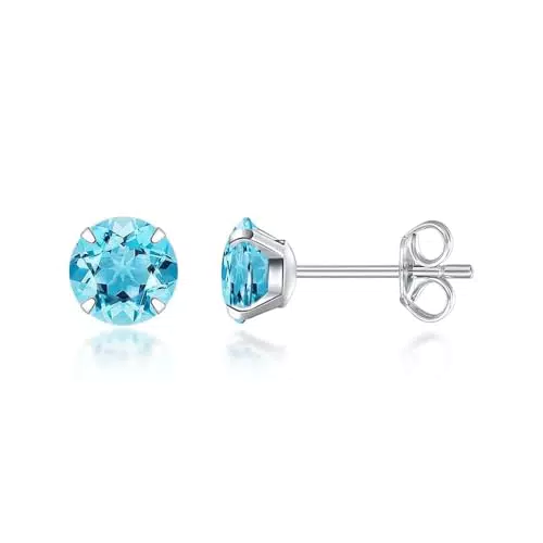 Titan Ohrstecker Hypoallergen CZ Ohrringe für Damen und Herren - Medizinischer Ohrschmuck