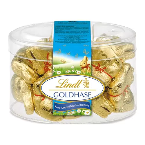 Lindt Schokolade Mini GOLDHASEN, 200 g, 20 x 10 g Mini GOLDHASEN