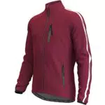 Lo.gas Herren Fahrradjacke Winter Fahrradbekleidung Herren Fahrrad Jacke Thermo Radjacke Winddichte Atmungsaktiv Laufjacke Fleece Radsport-Jacken für Herren