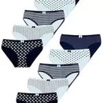 LOREZA 10 Pack Mädchen Baumwolle Slips Verschiedene Motive