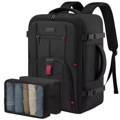 LOVEVOOK Handgepäck Rucksack Flugzeug, Reiserucksack Herren Damen Groß