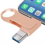 Lyshery USB Stick 512GB Speicherstick 4 IN 1 USB 3.0 Flash Laufwerk Photostick Externer Speicher USB C Stick für Handy/Laptop/PC/OTG Android Daten Kopierten Mit EIN-klick