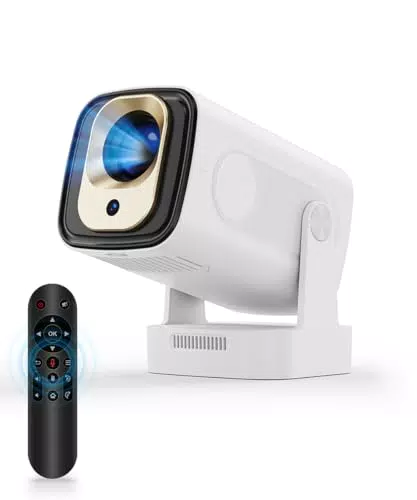 Magcubic Beamer, HY310 Mini Beamer 4K Unterstützung 1080P Autofokus Projektor