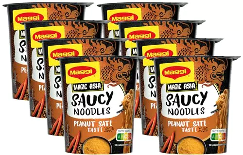 Maggi Magic Asia Saucy Noodles Peanut Saté Taste Cup