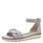 Marco Tozzi Damen Sandalen flach mit verstellbarem Riemen, vegan