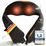 MASSAGEWERK® Shiatsu Nacken- und Rückenmassagegerät mit Wärmefunktion