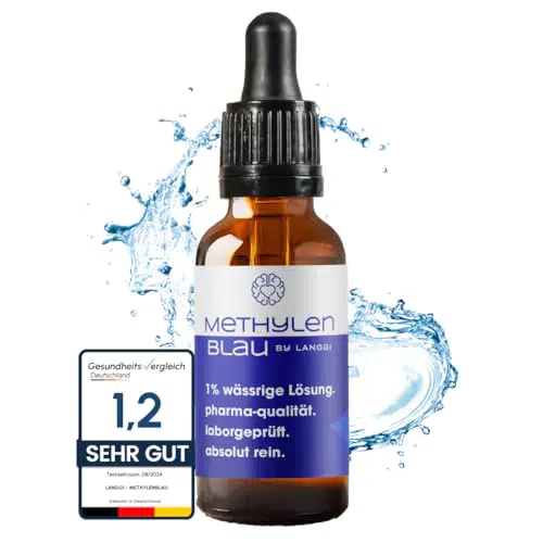 Methylenblau Tropfen Pharmaqualität, 1%, Laborgeprüft
