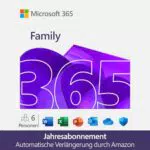 Microsoft 365 Family, 27 Monate, bis zu 6 Nutzer, Word