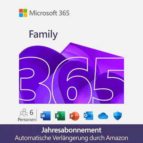 Microsoft 365 Family, 27 Monate, bis zu 6 Nutzer, Word