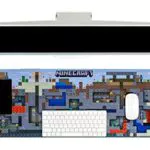 Minecraft World Tischmatte - Offiziell lizenziert, Tastatur- & Mausmatte für das Büro