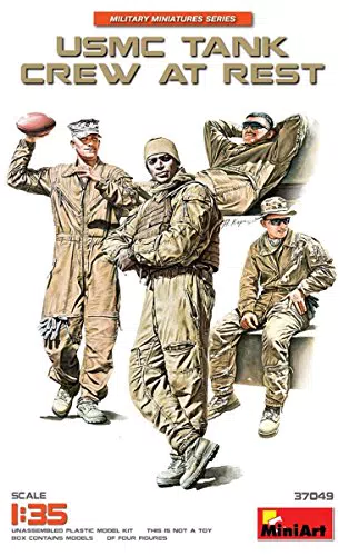 MiniArt 37049 1:35 Fig. USMC Panzerbesatz. i. Ruhe - originalgetreue Nachbildung