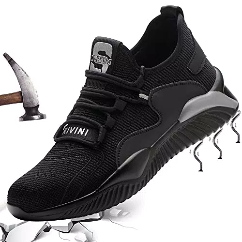 Red Stahlkappe Schutzschuhe Damen S3 - Atmungsaktive Sicherheitsschuhe für Arbeit